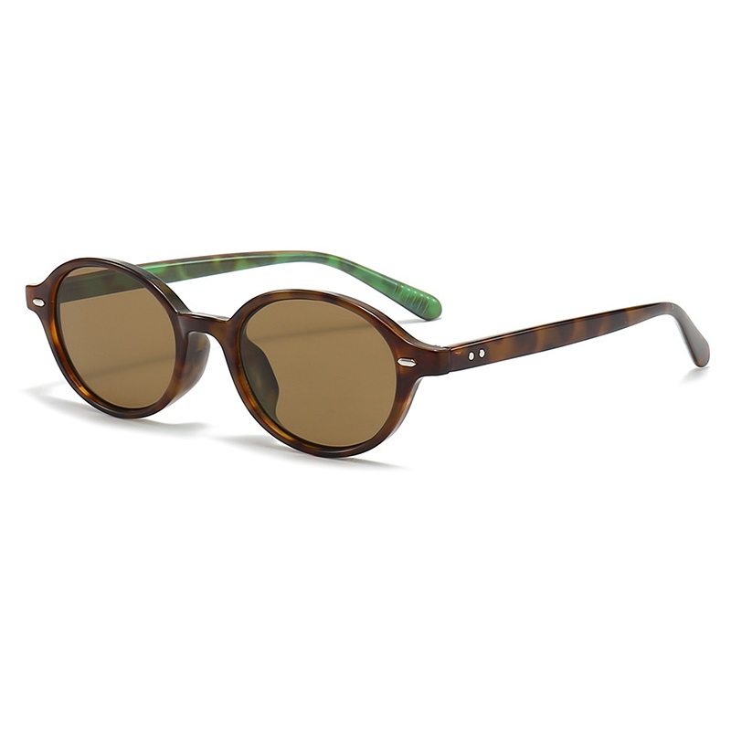Luxury Zone - Retro Kleine Ovale Sonnenbrille für Damen